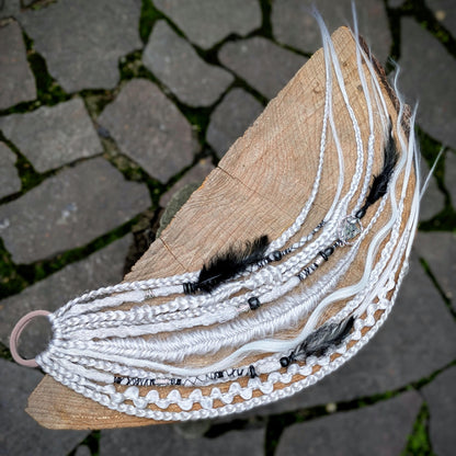 Allannia braid dreadlock elastic