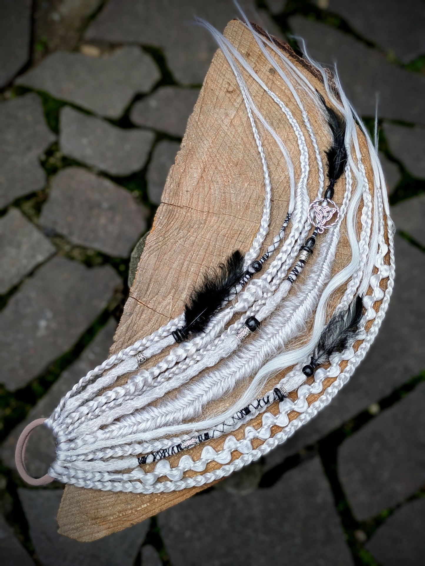 Allannia braid dreadlock elastic