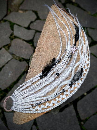 Allannia braid dreadlock elastic