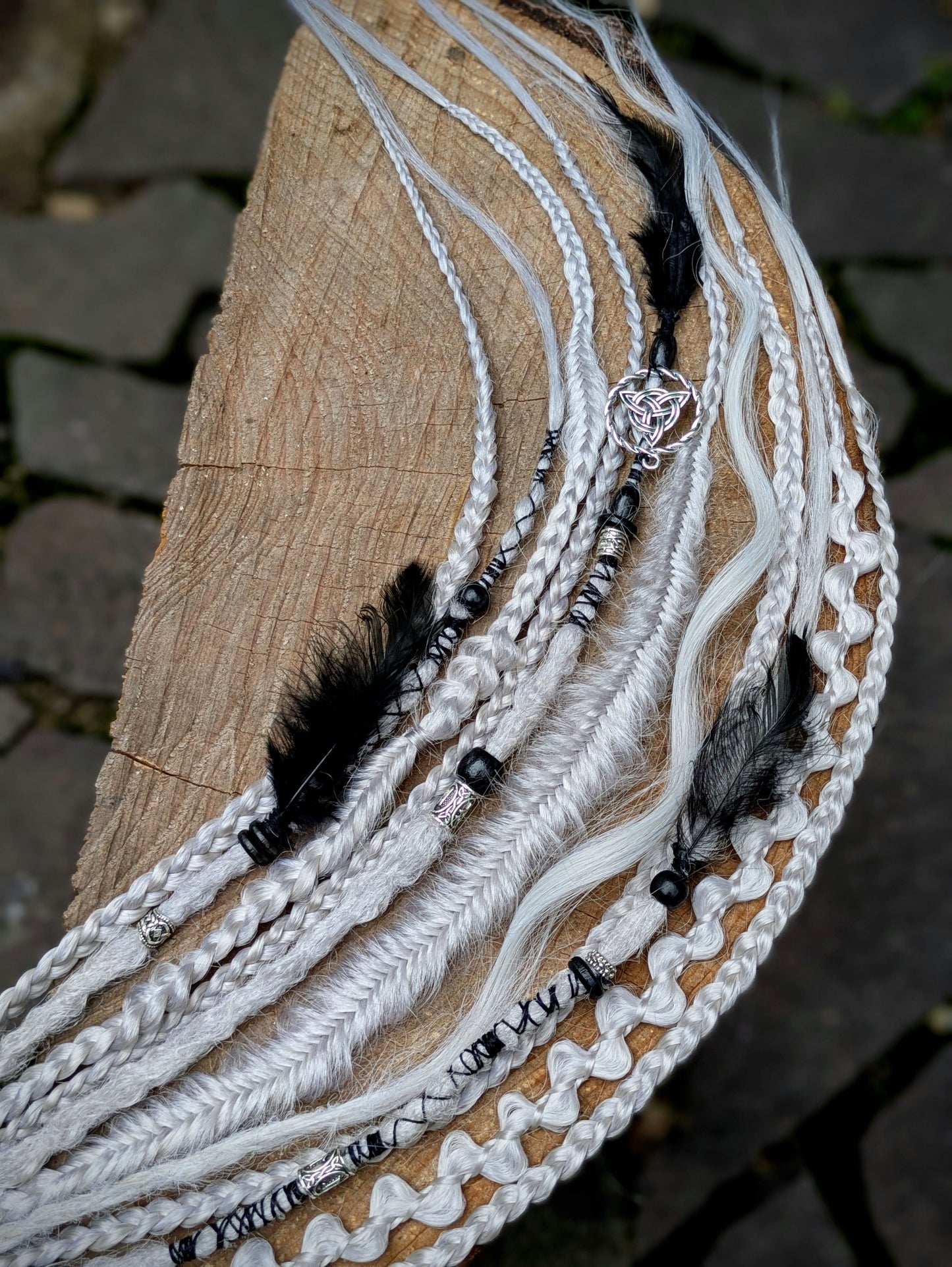 Allannia braid dreadlock elastic