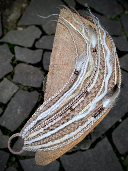 Allannia braid dreadlock elastic