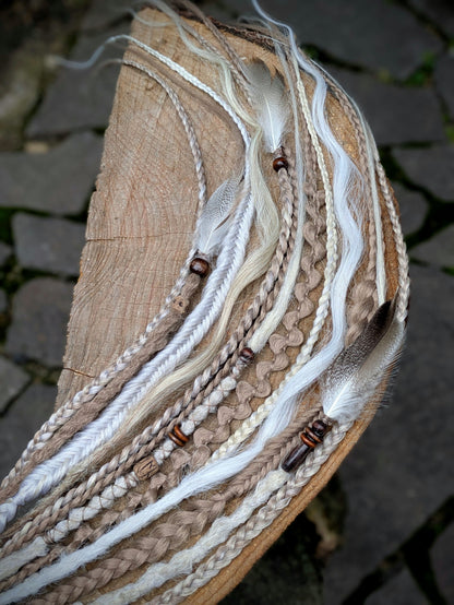 Allannia braid dreadlock elastic
