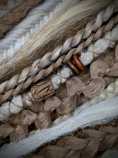 Allannia braid dreadlock elastic