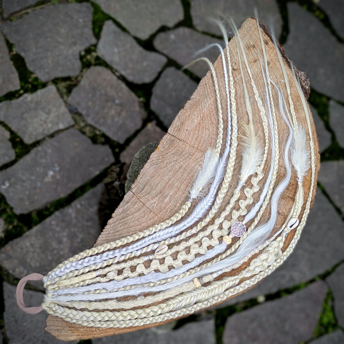 Allannia braid dreadlock elastic