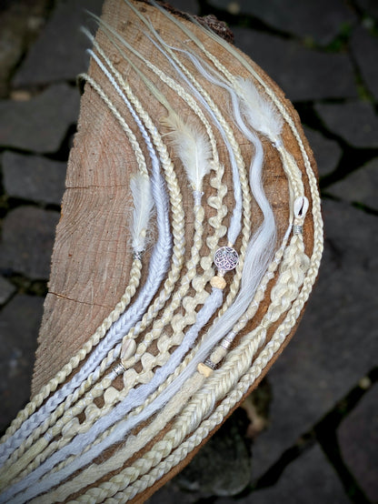 Allannia braid dreadlock elastic