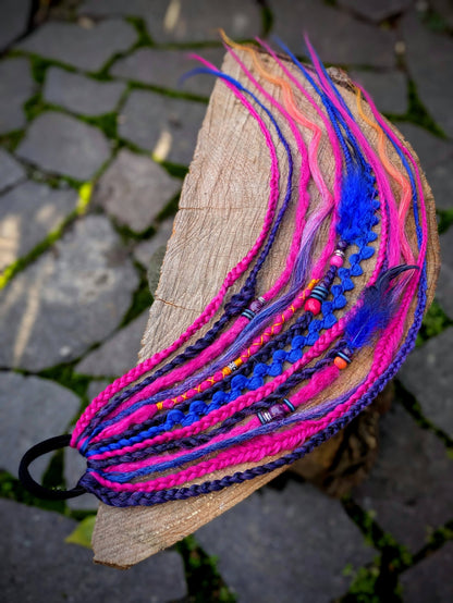 Allannia braid dreadlock elastic