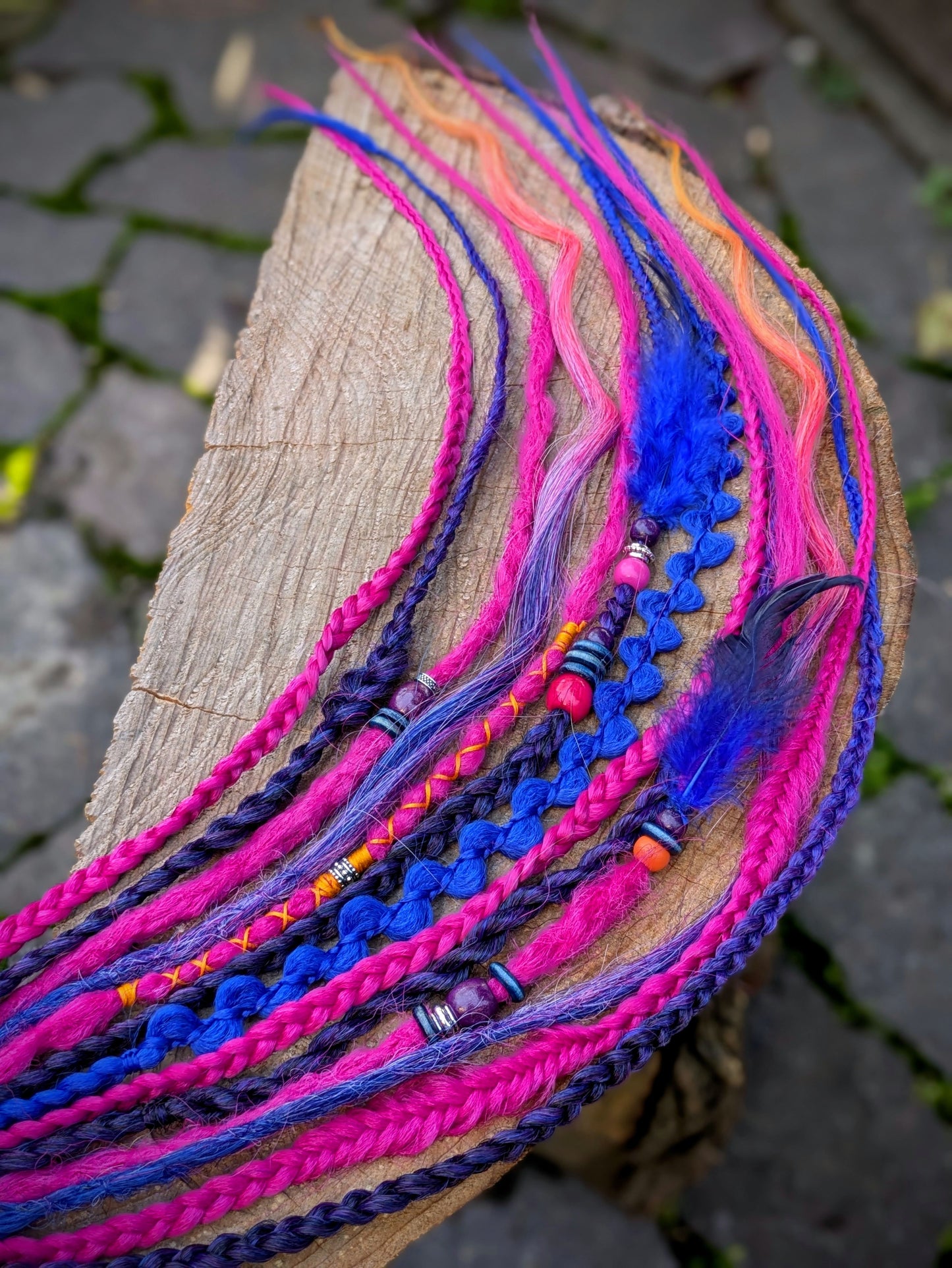 Allannia braid dreadlock elastic