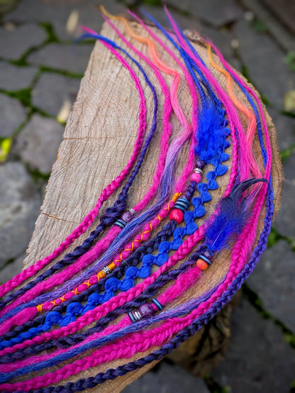 Allannia braid dreadlock elastic