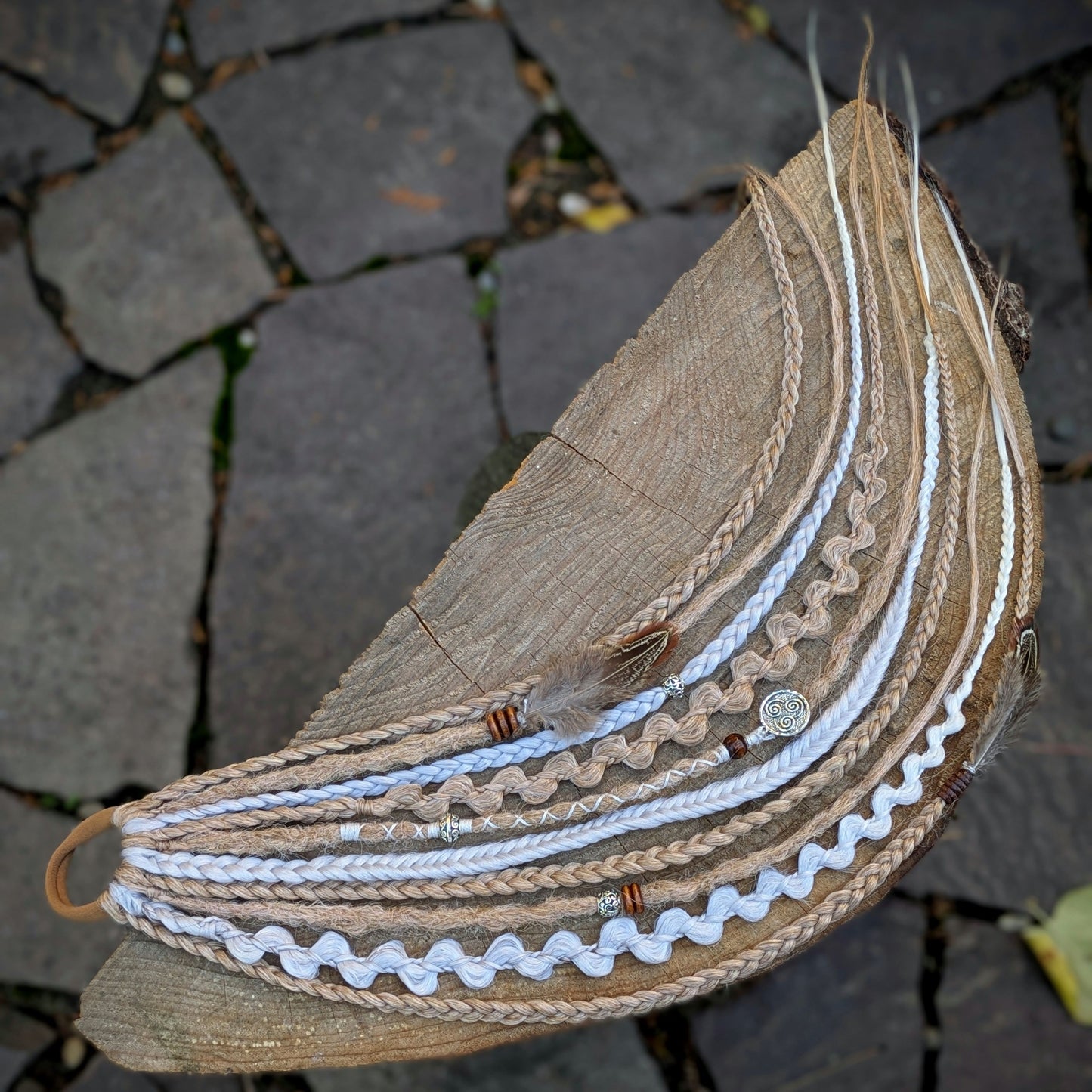 Allannia braid dreadlock elastic