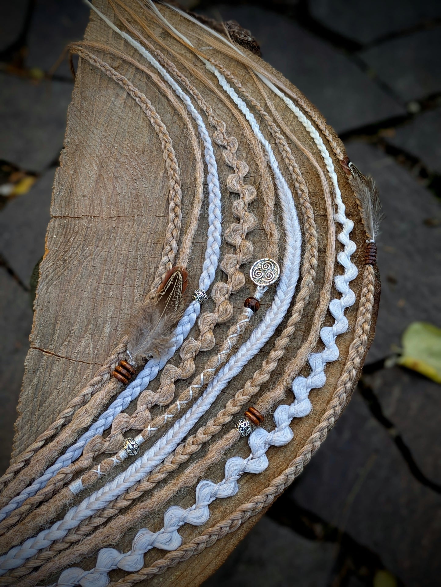 Allannia braid dreadlock elastic