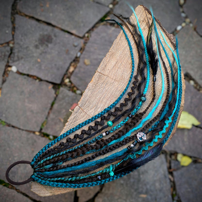 Allannia braid dreadlock elastic