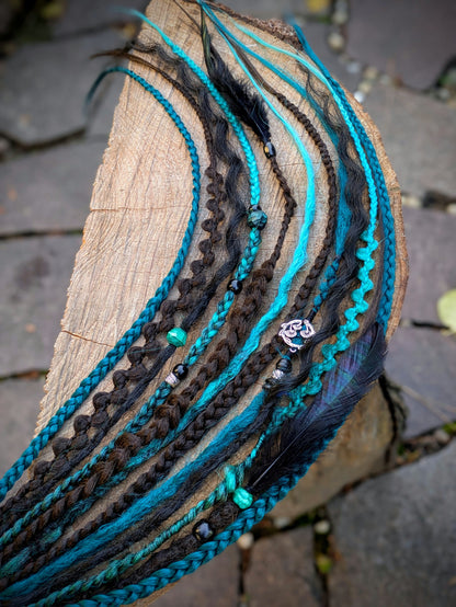 Allannia braid dreadlock elastic