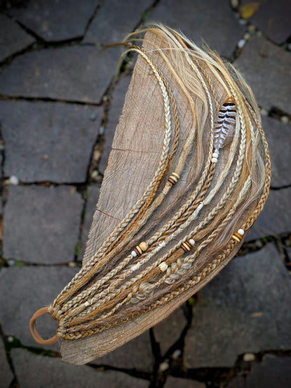 Allannia braid dreadlock elastic