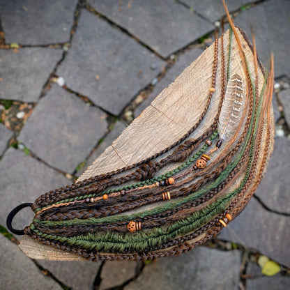 Allannia braid dreadlock elastic