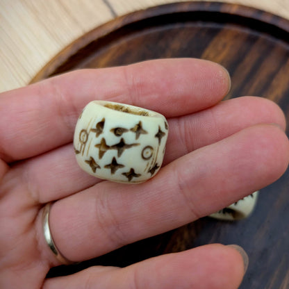 Korálek kostěný hvězdičky