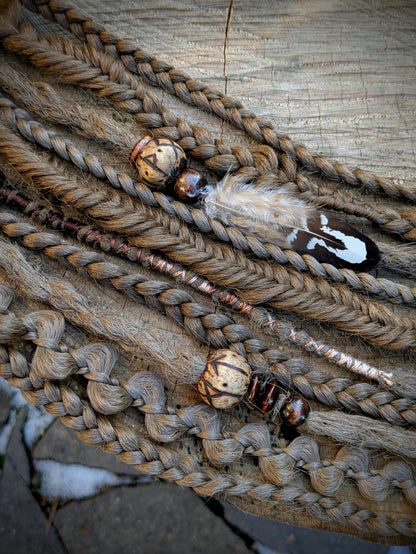 Allannia braid dreadlock elastic