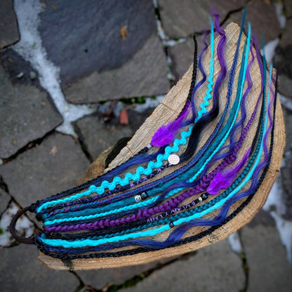 Allannia braid dreadlock elastic