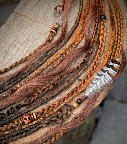 Allannia braid dreadlock elastic