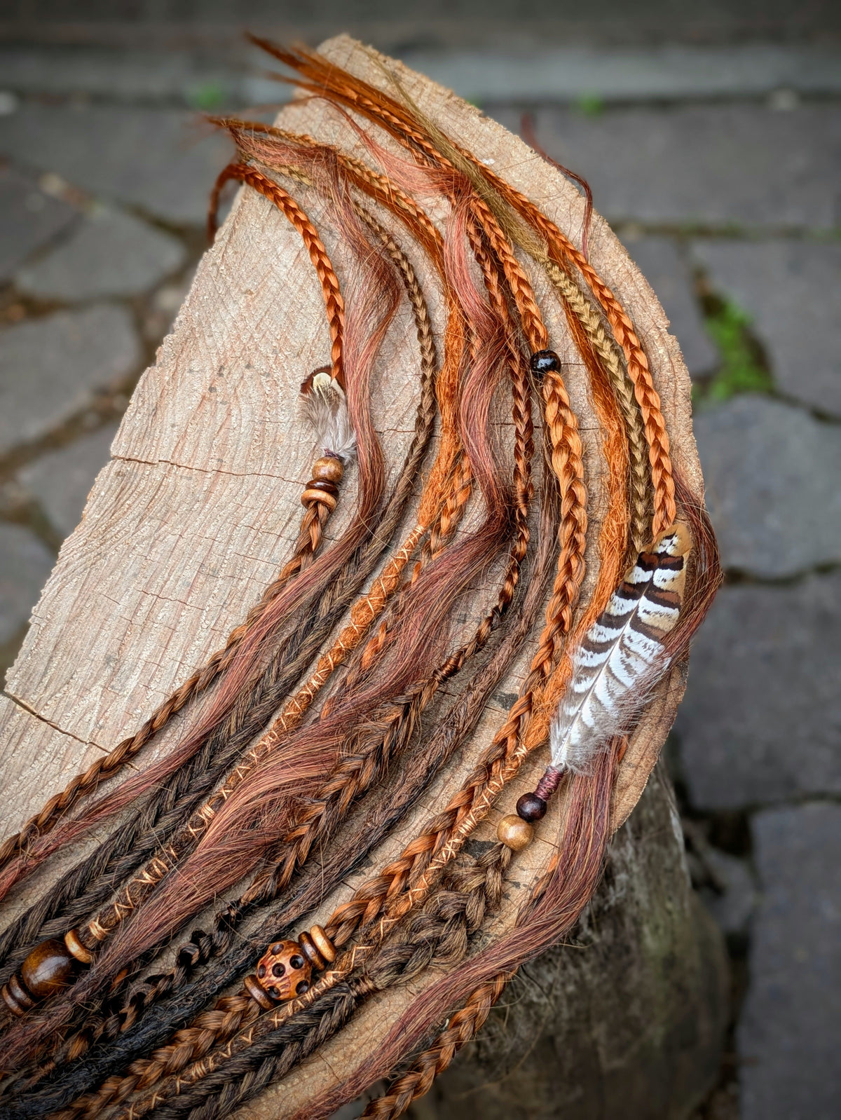 Allannia braid dreadlock elastic