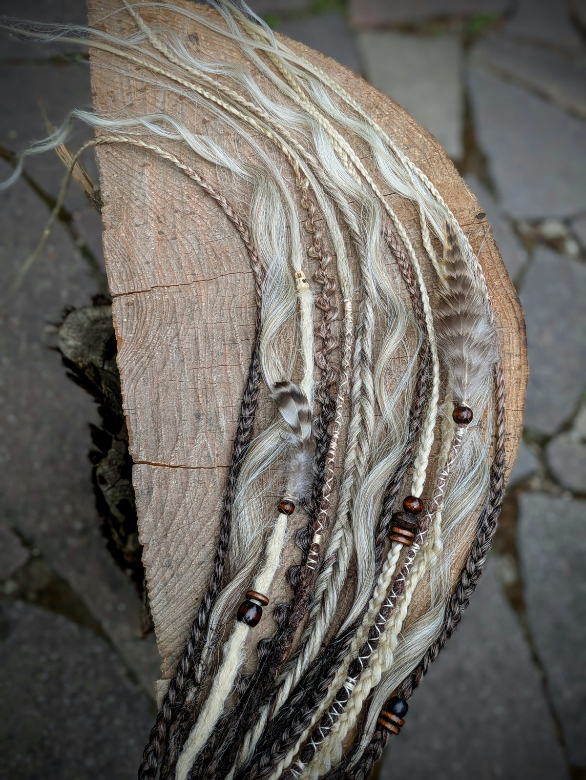 Allannia braid dreadlock elastic