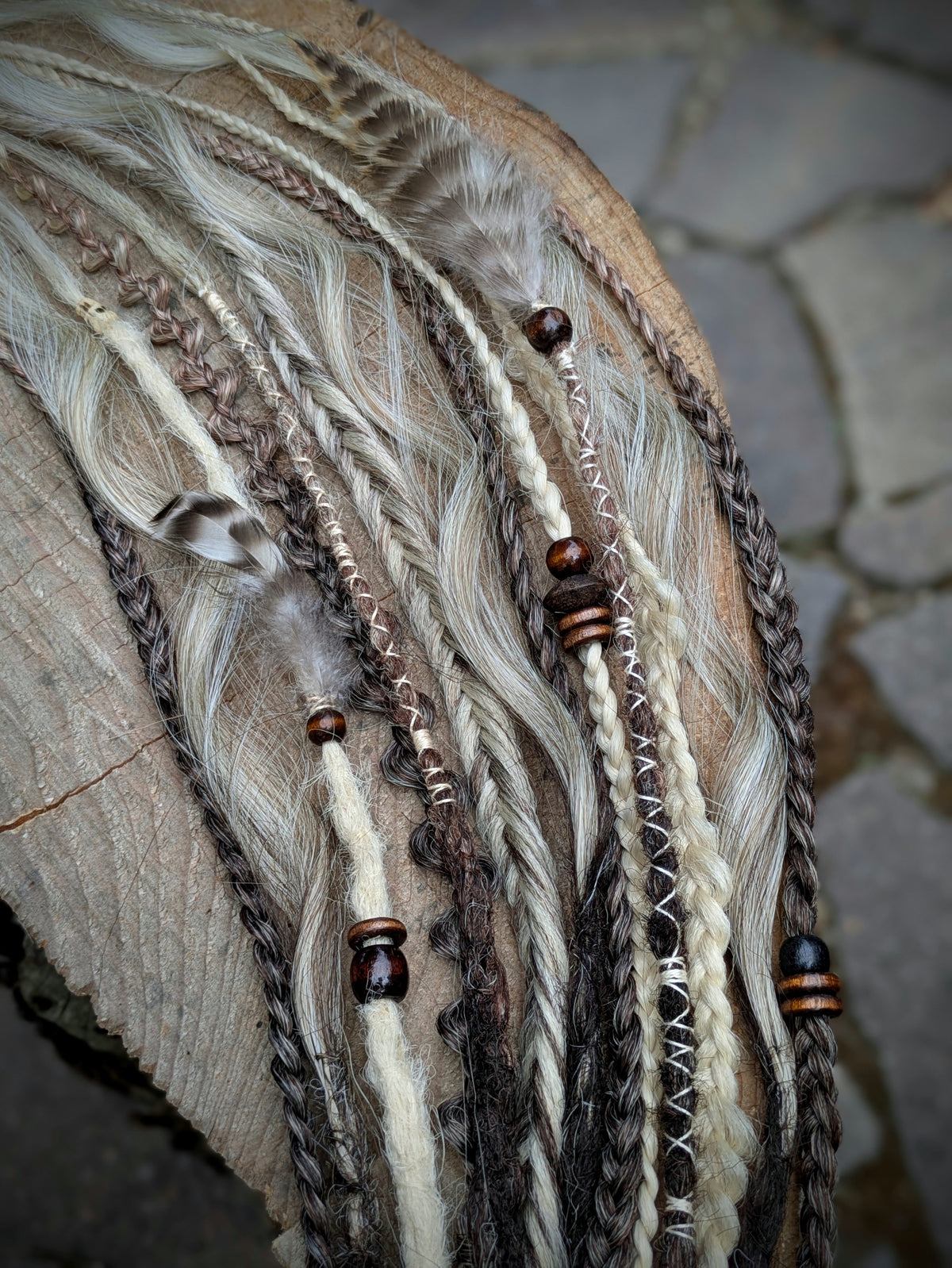 Allannia braid dreadlock elastic