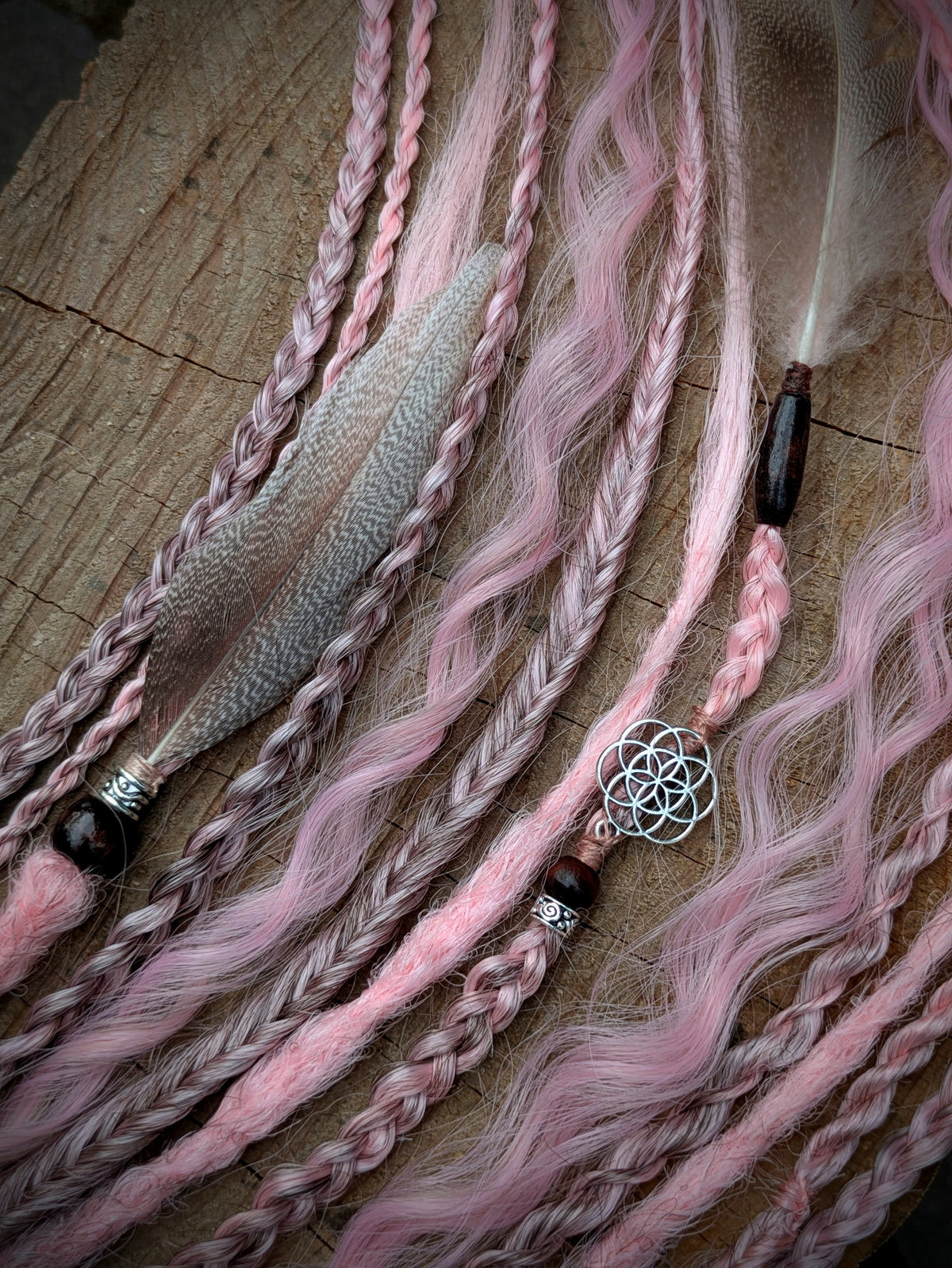 Allannia braid dreadlock elastic
