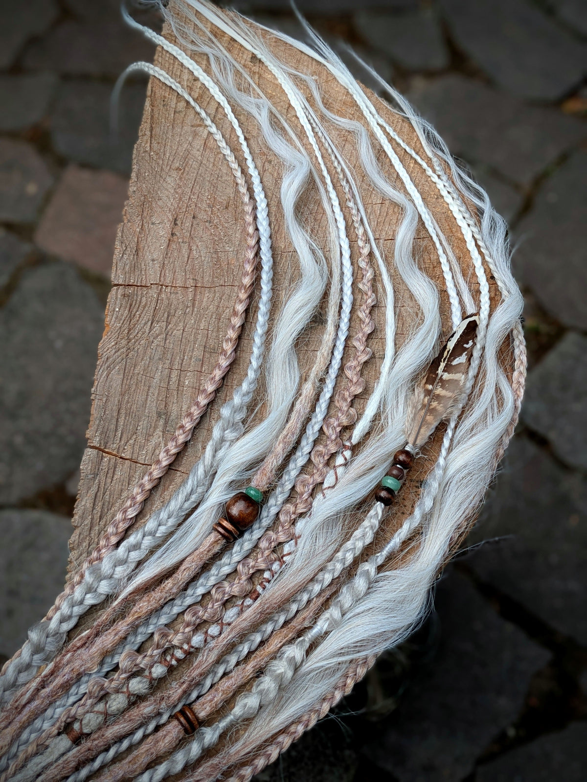 Allannia braid dreadlock elastic