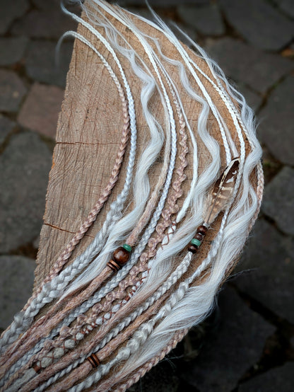 Allannia braid dreadlock elastic