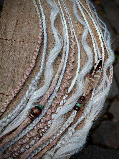 Allannia braid dreadlock elastic