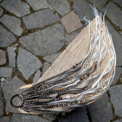 Allannia braid dreadlock elastic