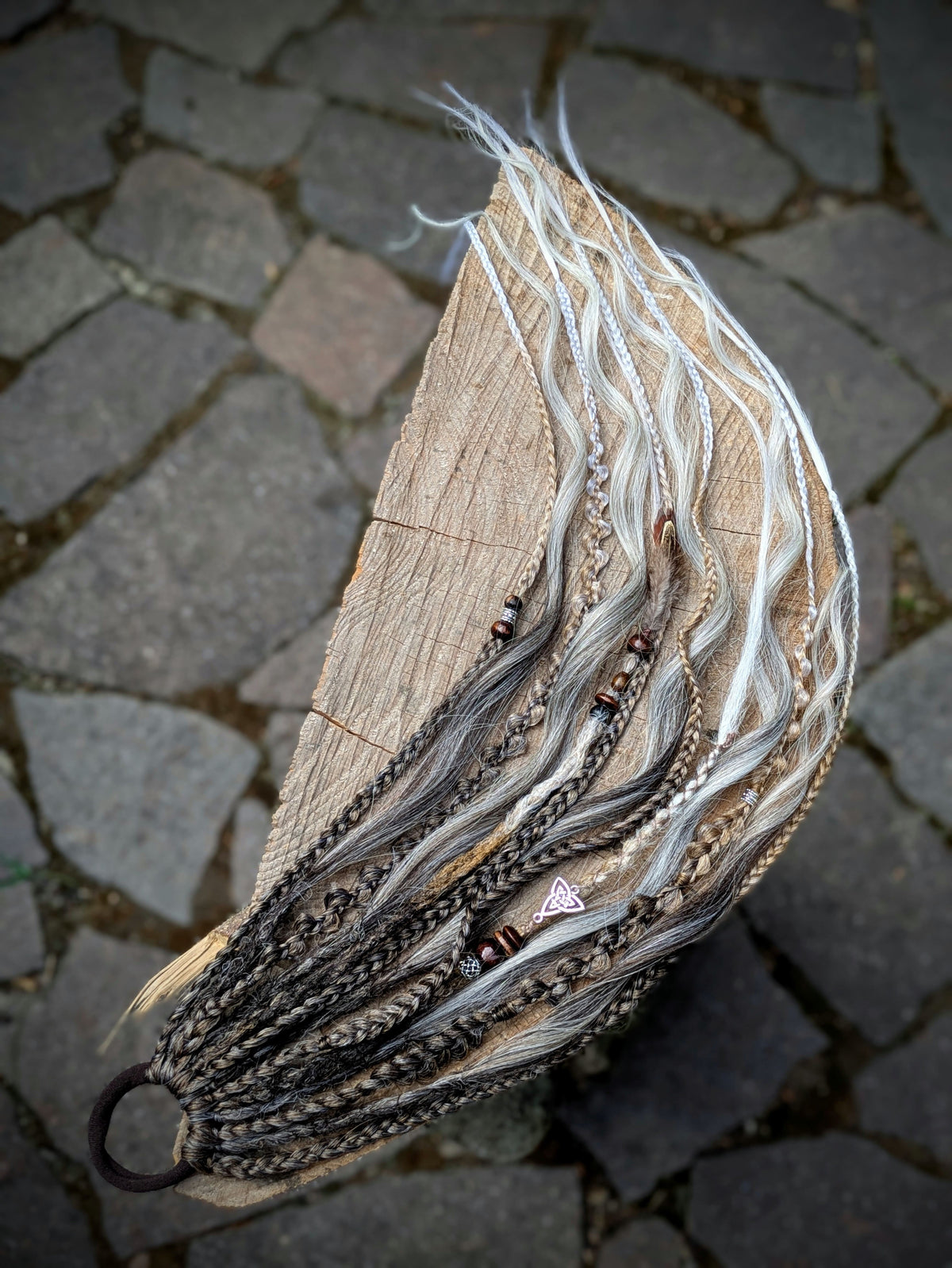 Allannia braid dreadlock elastic
