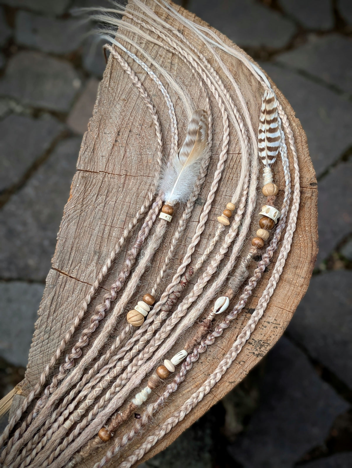 Allannia braid dreadlock elastic