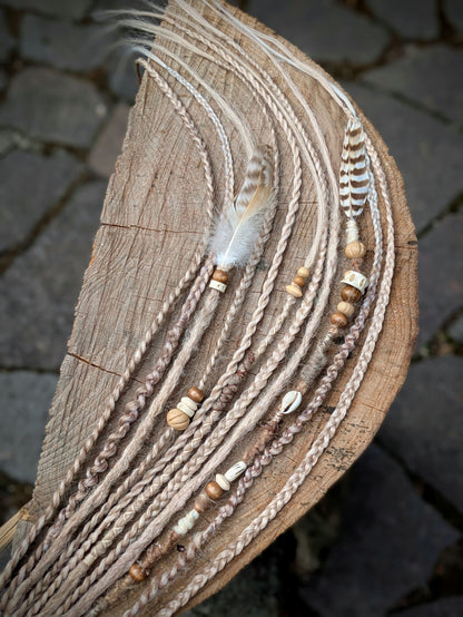 Allannia braid dreadlock elastic