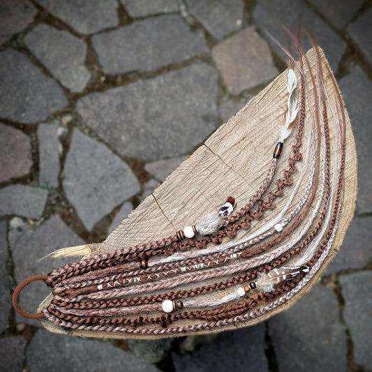 Allannia braid dreadlock elastic