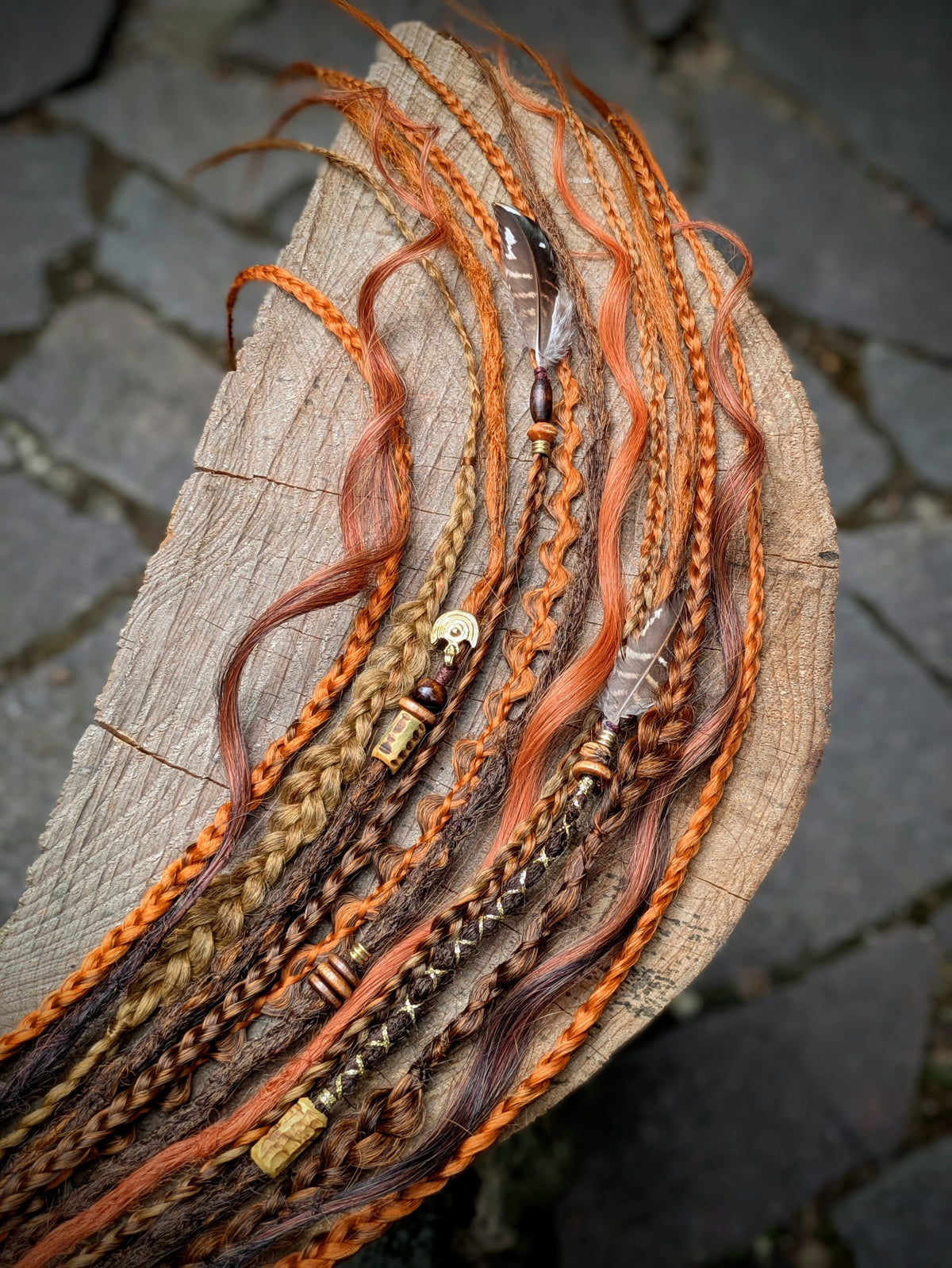 Allannia braid dreadlock elastic