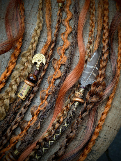 Allannia braid dreadlock elastic