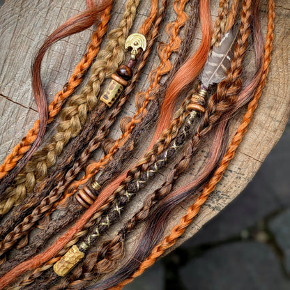 Allannia braid dreadlock elastic