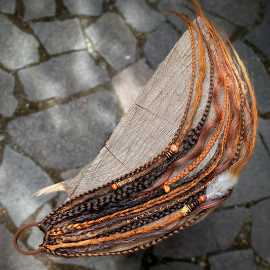 Allannia braid dreadlock elastic