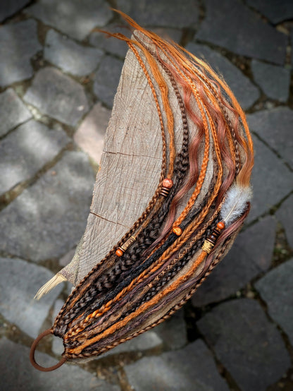 Allannia braid dreadlock elastic