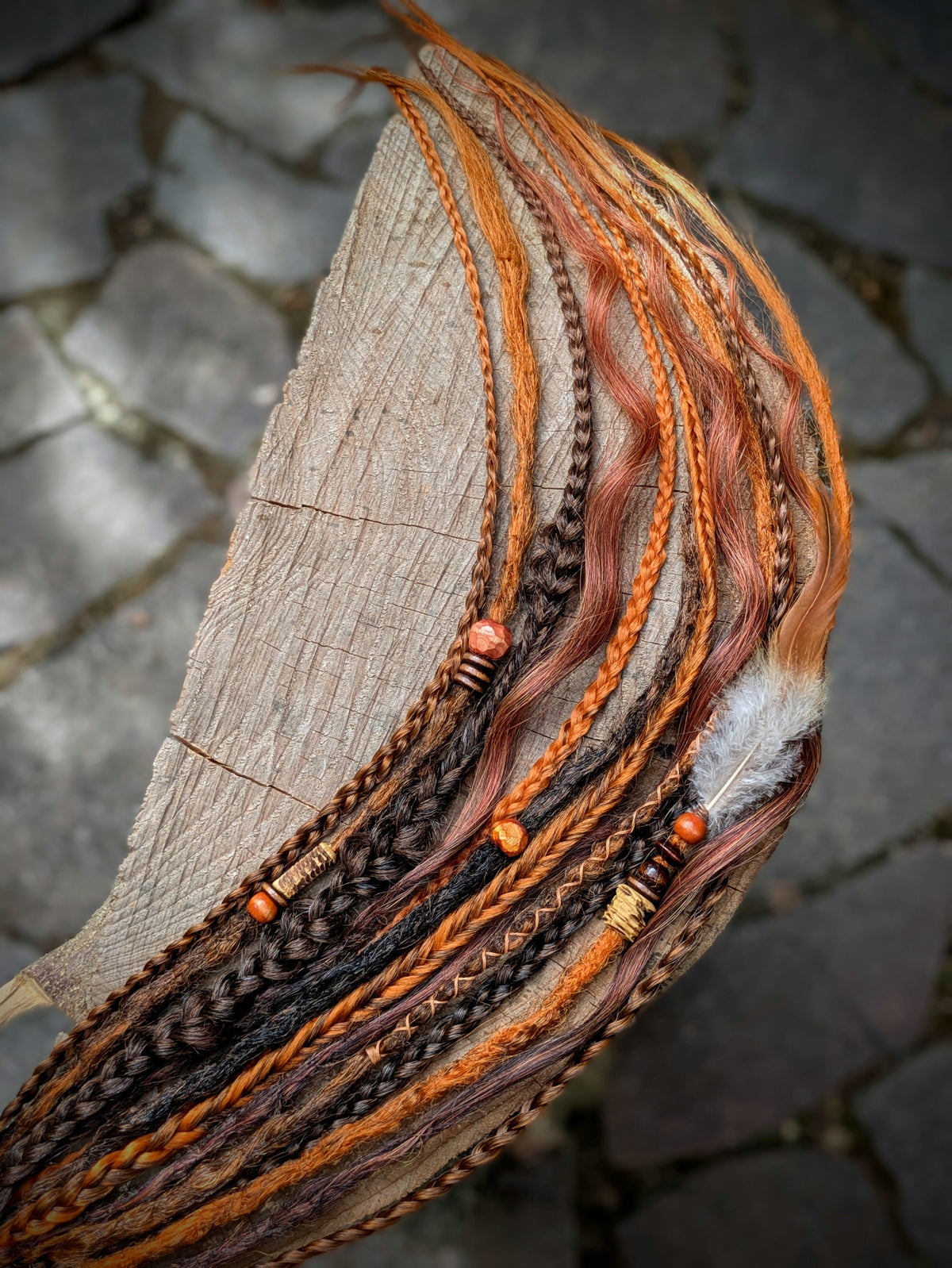 Allannia braid dreadlock elastic
