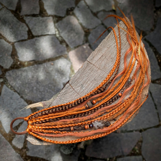 Allannia braid dreadlock elastic