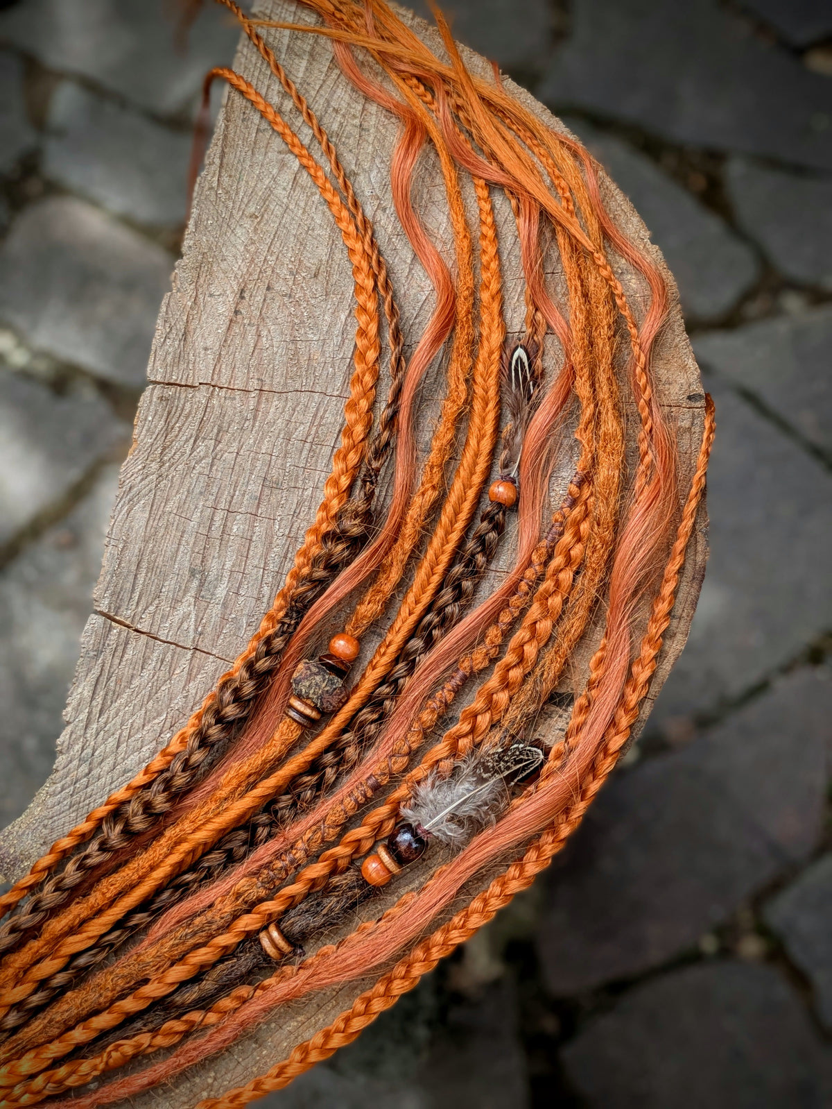 Allannia braid dreadlock elastic