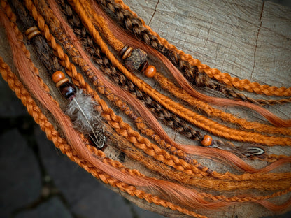 Allannia braid dreadlock elastic