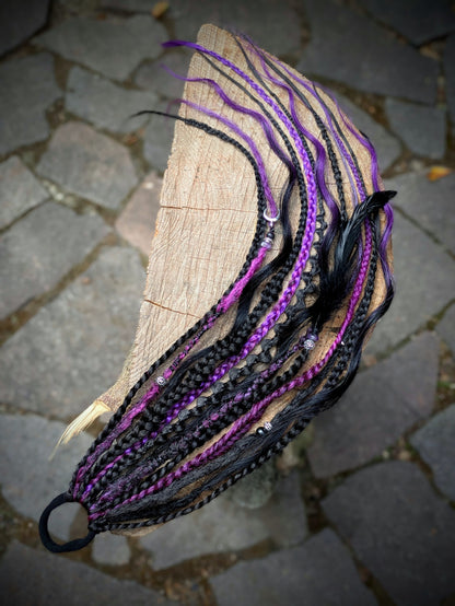 Allannia braid dreadlock elastic