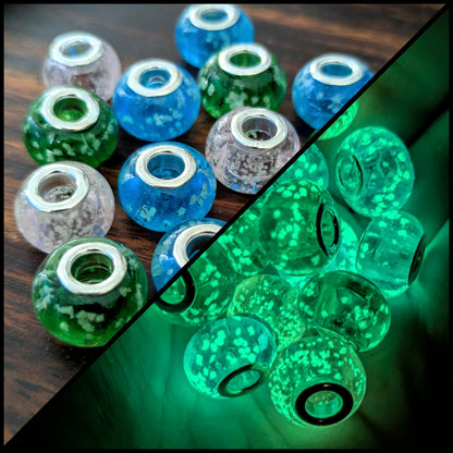 Korálky na dready svítící ve tmě